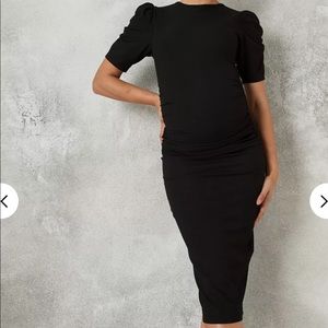 Missguided Maternity Puff Sleeve Dress